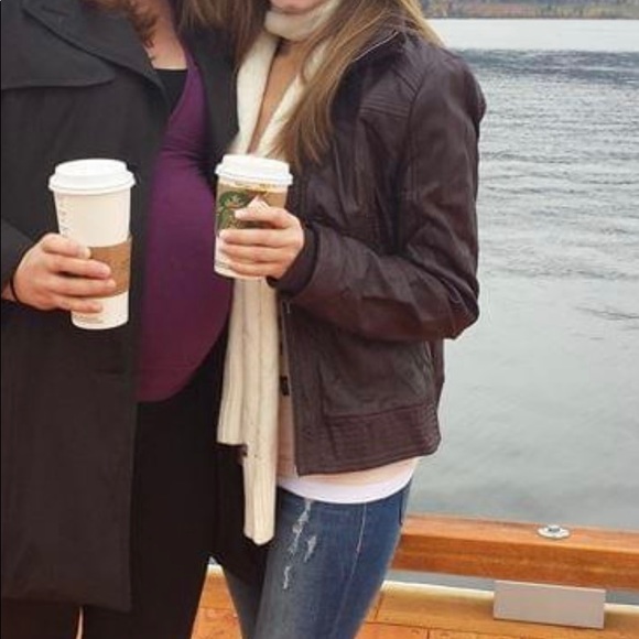 Guess and Moto Bootlegger faux leather jackets XS 3 free scarves included! - Picture 10 of 15